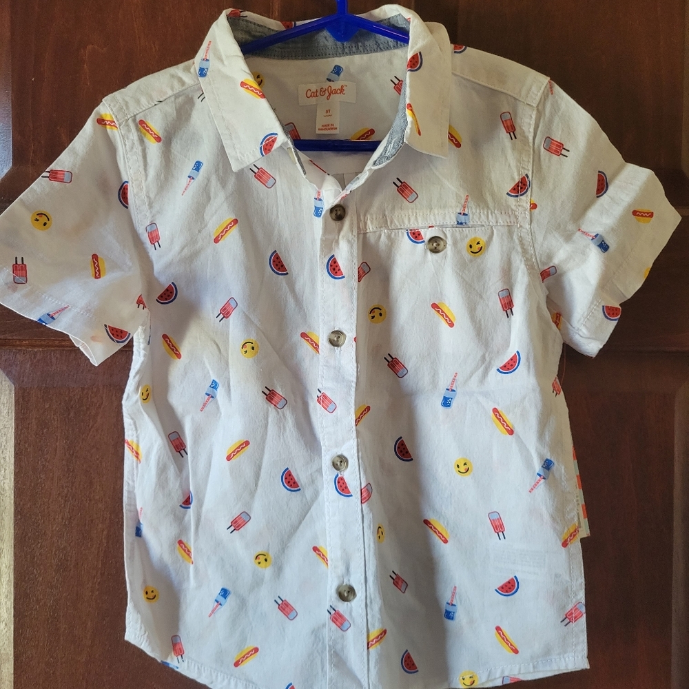 Cat and Jack Summer Button Up